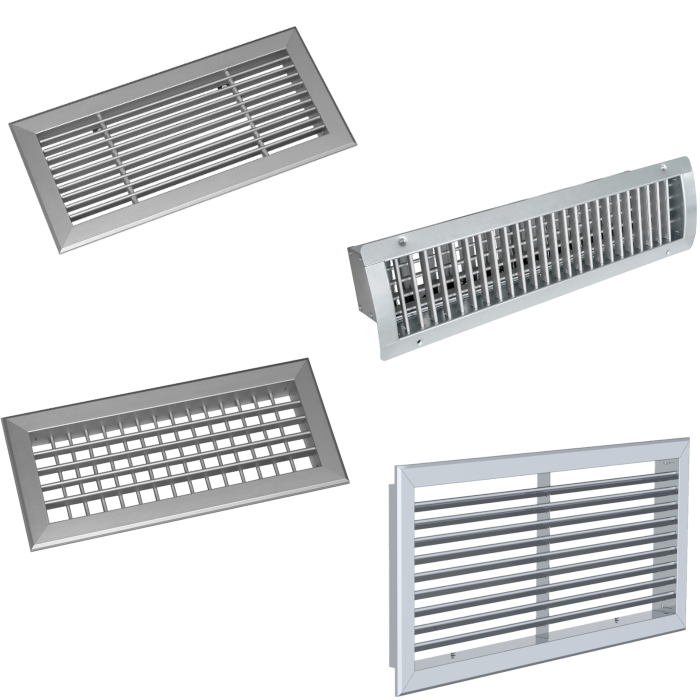 Grilles and vents